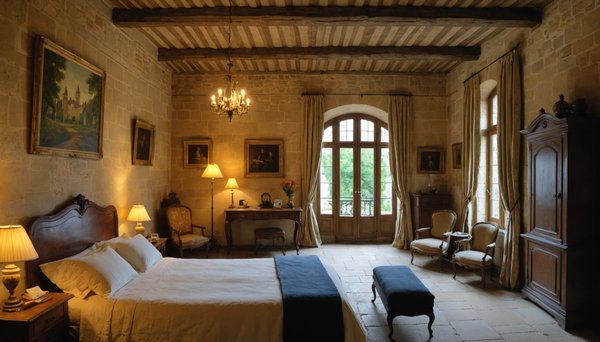 Séjour romantique au château : chambres d'hôtes en dordogne